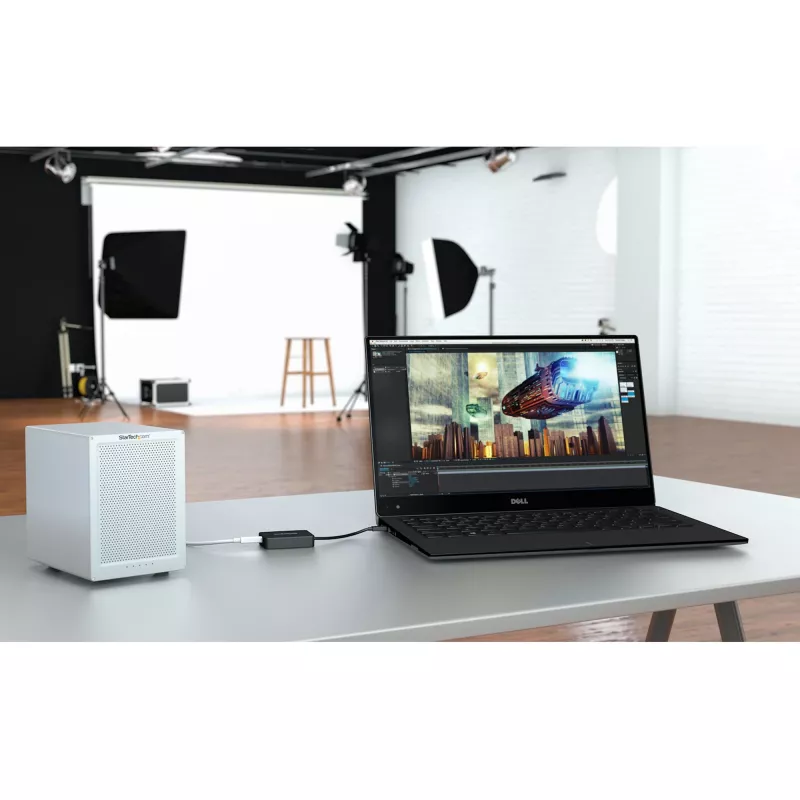 StarTech.com Thunderbolt 3 naar Thunderbolt 2 adapter – TB3 laptop naar TB2 displays & apparaten – Thunderbolt 2 20 Gbit/s of Thunderbolt 1 10 Gbit/s converter – Thunderbolt 3 gecertificeerd – Windows/Mac
