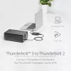 StarTech.com Thunderbolt 3 naar Thunderbolt 2 adapter – TB3 laptop naar TB2 displays & apparaten – Thunderbolt 2 20 Gbit/s of Thunderbolt 1 10 Gbit/s converter – Thunderbolt 3 gecertificeerd – Windows/Mac