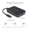 StarTech.com Thunderbolt 3 naar Thunderbolt 2 adapter – TB3 laptop naar TB2 displays & apparaten – Thunderbolt 2 20 Gbit/s of Thunderbolt 1 10 Gbit/s converter – Thunderbolt 3 gecertificeerd – Windows/Mac