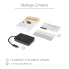 StarTech.com Thunderbolt 3 naar Thunderbolt 2 adapter – TB3 laptop naar TB2 displays & apparaten – Thunderbolt 2 20 Gbit/s of Thunderbolt 1 10 Gbit/s converter – Thunderbolt 3 gecertificeerd – Windows/Mac