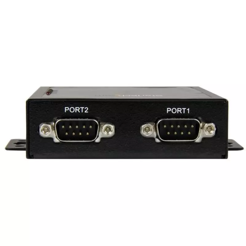 StarTech.com 2-poorts Serial-to-IP Ethernet Device Server - RS232 - metaal en monteerbaar