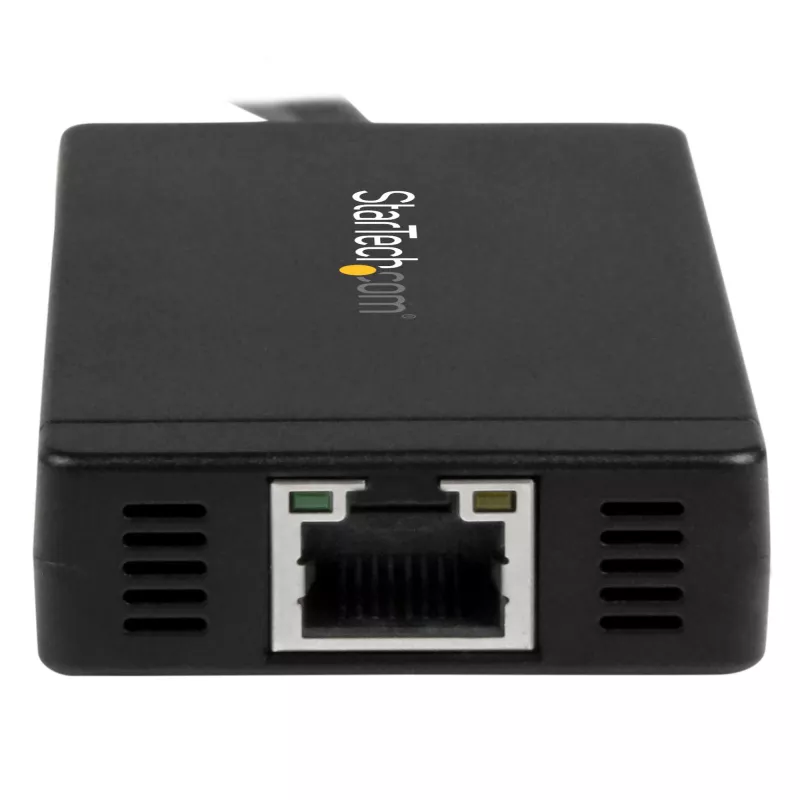 StarTech.com 3-poorts USB 3.0 hub plus Gigabit Ethernet - USB-C - incl. voeding
