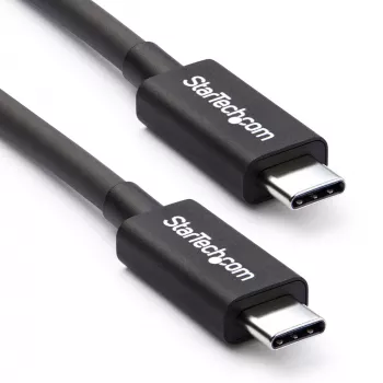 StarTech.com 0,5 m Thunderbolt 3 (40 Gbit/s) USB-C-kabel – compatibel met Thunderbolt, USB en DisplayPort