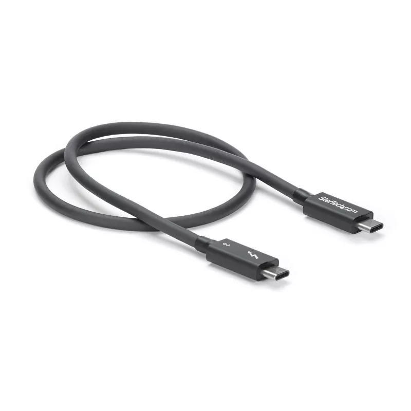 StarTech.com 0,5 m Thunderbolt 3 (40 Gbit/s) USB-C-kabel – compatibel met Thunderbolt, USB en DisplayPort