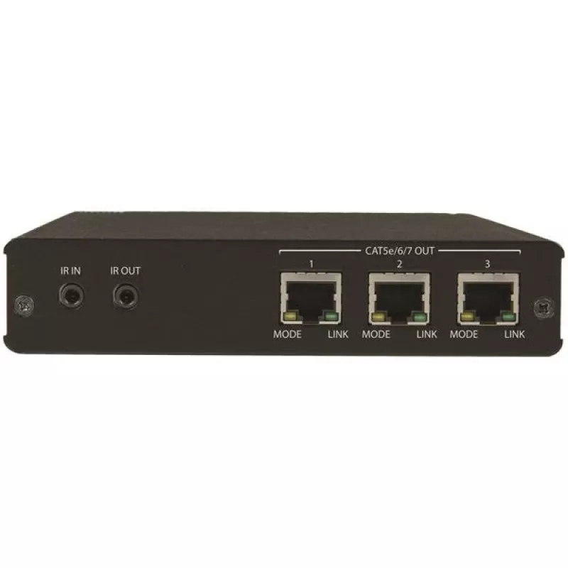 StarTech.com 3-poorts HDBaseT Extender Kit met 3 ontvangers - 1x3 HDMI via CAT5e splitter - tot 4K