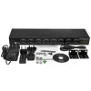 StarTech.com 16-poorts USB-naar-serieel-adapter-hub, USB 2.0 Type-B, serieel, 480 Mbit/s, zwart, staal, 36 W