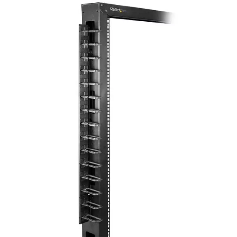 StarTech.com Verticale kabelmanager met D-ring haken - 0U - 6 ft