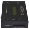 StarTech.com 1:1 Standalone harde schijf duplicator & wisser, USB-thumb-drive en SATA HDD/SSD harde schijf kloner & wisser, LCD-display, TAA-conform, besturingssysteemonafhankelijk
