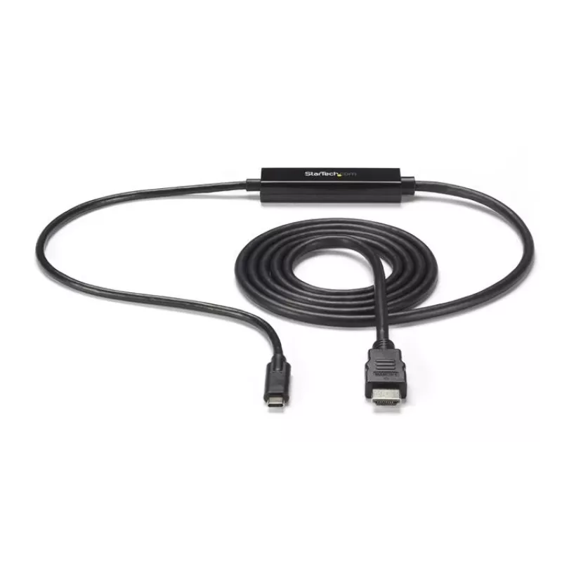 StarTech.com 0,91 m (3 ft) USB-C-naar-HDMI-kabel – 4K 30 Hz USB Type-C-naar-HDMI-videodisplay-converter – USB-C-DP-Alt-Modus-naar-HDMI-monitoradapterkabel – Thunderbolt-compatibel
