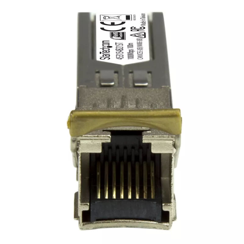 StarTech.com Gigabit koper RJ45 SFP-transceivermodule - HP 453154-B21 compatibel~HPE 453154-B21 compatibele SFP-module - 1000BASE-T - SFP naar RJ45 Cat6/Cat5e - 1GE Gigabit Ethernet SFP - RJ-45 100m - HPE 6120XG, 6120G, Flex Fabric