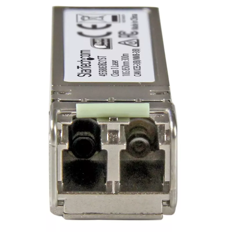 StarTech.com 10 Gigabit glasvezel SFP+-transceivermodule - HP 455883-B21 compatibel - MM LC met DDM - 300 m~HPE 455883-B21 compatibele SFP+-module - 10GBASE-SR - 10GbE multimode glasvezeltransceiver - 10GE Gigabit Ethernet SFP+ - LC 300m - 850nm - DDM HPE 6120XG, 6120G, Flex Fabric