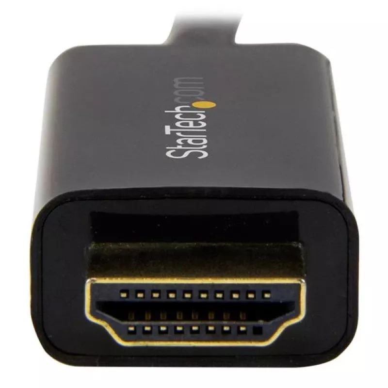 StarTech.com 5m DisplayPort naar HDMI-kabel - 4K 30Hz - DisplayPort naar HDMI-adapterkabel - DP 1.2 naar HDMI-monitorkabel converter - vergrendelbare DP-stekker - passieve DP naar HDMI-kabel