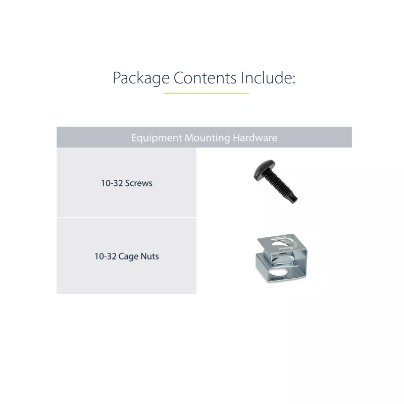 StarTech.com 2U serverrack-diepte-uitbreidingsadapterkit met 4 inch verstelling