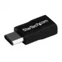 StarTech.com USB-C naar Micro-USB-adapter - M/F - USB 2.0, USB 2.0 Type-C, USB 2.0 Micro-B, zwart