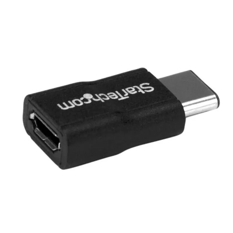 StarTech.com USB-C naar Micro-USB-adapter - M/F - USB 2.0, USB 2.0 Type-C, USB 2.0 Micro-B, zwart