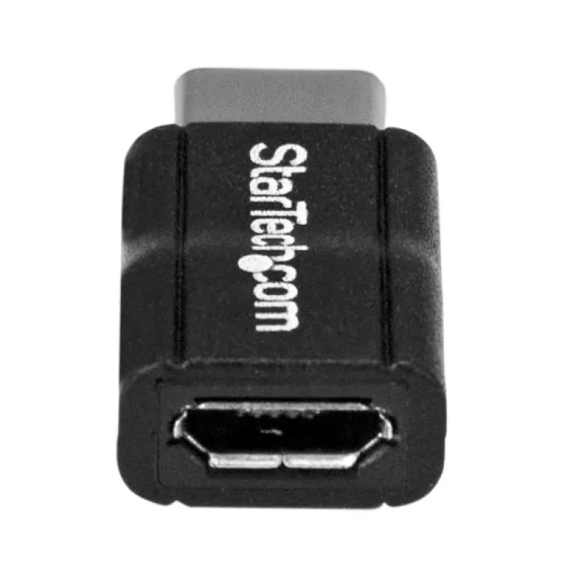 StarTech.com USB-C naar Micro-USB-adapter - M/F - USB 2.0, USB 2.0 Type-C, USB 2.0 Micro-B, zwart