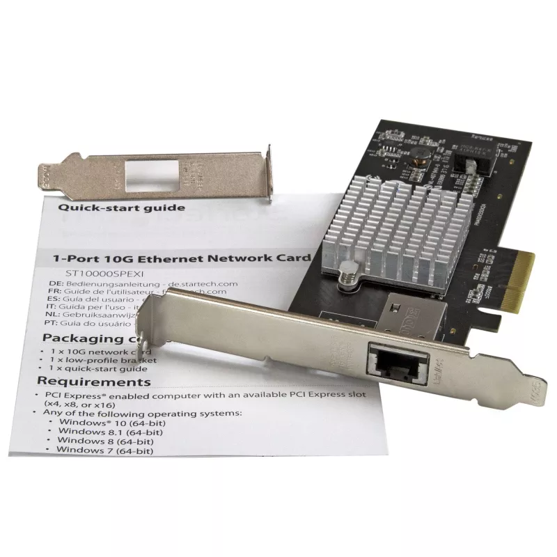 StarTech.com 1-poorts 10G Ethernet-netwerkkaart – PCI Express – Intel X550-AT chipset