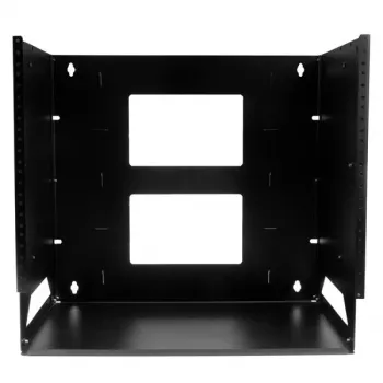 StarTech.com wandmontage-serverrack met geïntegreerde plank – massief staal – 8U