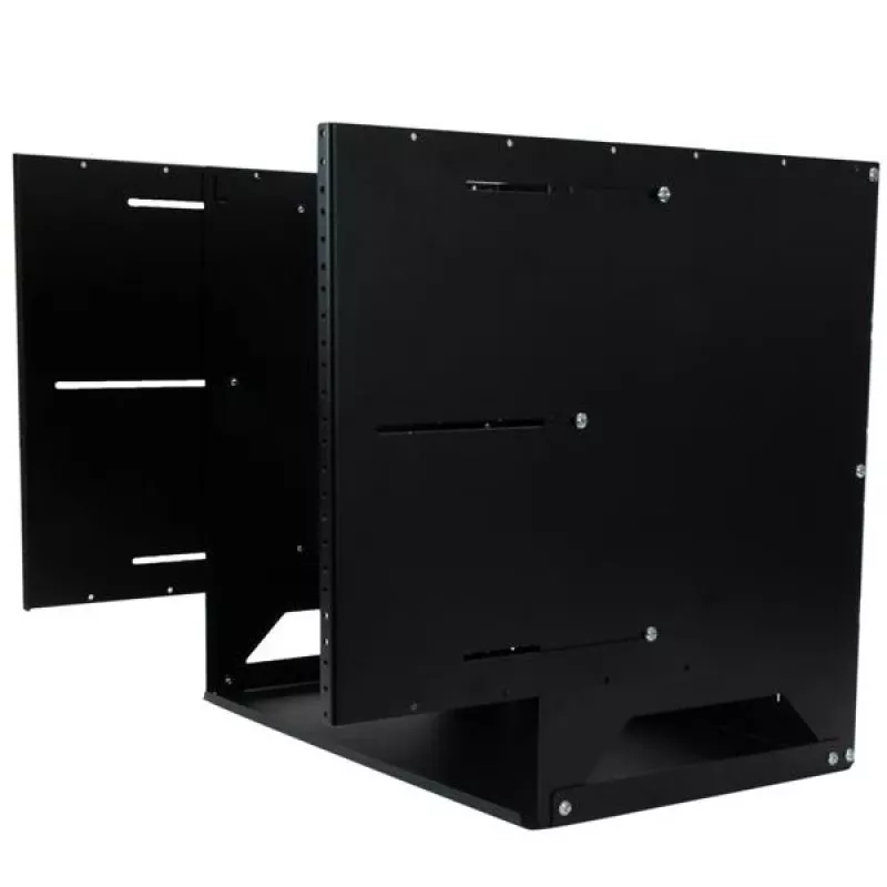 StarTech.com wandmontage-serverrack met geïntegreerde plank – massief staal – 8U