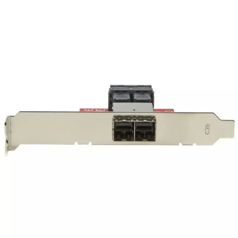 StarTech.com Mini-SAS-adapter – dual SFF-8643 naar SFF-8644 – met full- en low-profile beugels – 12 Gbit/s