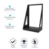 StarTech.com 2-post 16U high-performance desktop-serverrack, klein open 19-inch computerrack, compact netwerkrack voor AV-/studio-/data-/IT-apparatuur, TAA-conform – vrijstaand tweepostsrack voor thuis/kantoor