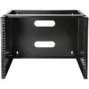 StarTech.com 8U wandmontage netwerkrack - 36 cm diep (Low Profile) - 48 cm (19 inch) patchpanel houder voor platte server- en IT-apparatuur, netwerkswitches - 36 kg draagvermogen, zwart