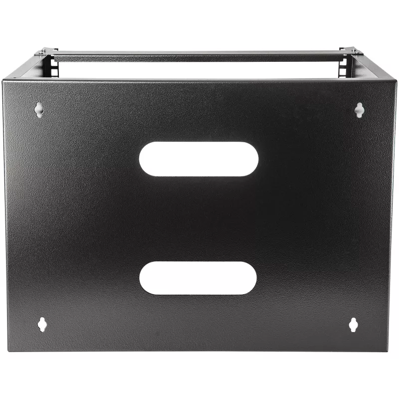 StarTech.com 8U wandmontage netwerkrack - 36 cm diep (Low Profile) - 48 cm (19 inch) patchpanel houder voor platte server- en IT-apparatuur, netwerkswitches - 36 kg draagvermogen, zwart