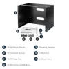 StarTech.com 8U wandmontage netwerkrack - 36 cm diep (Low Profile) - 48 cm (19 inch) patchpanel houder voor platte server- en IT-apparatuur, netwerkswitches - 36 kg draagvermogen, zwart