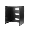 StarTech.com 12U wandmontage-netwerkrack – 14 inch diep (plat profiel) – 19 inch patchpanel-steun voor platte server- en IT-apparatuur, netwerkswitches – 125 lbs/57 kg draagvermogen, zwart