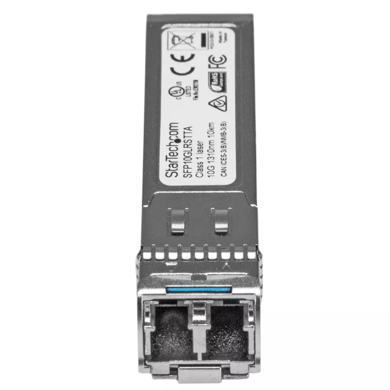 StarTech.com Cisco SFP-10G-LR-S compatibele SFP+-module – 10GBASE-LR – 10GbE singlemode glasvezel-SMF-transceiver – 10GE Gigabit Ethernet SFP+ – LC 10 km – 1310 nm – DDM Cisco Firepower, ASR9000, C9300