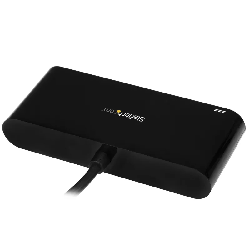 StarTech.com 3-poorts USB-C-hub met Gigabit Ethernet & 60 W Power Delivery passthrough laptoplading – USB-C naar 3x USB-A (USB 3.0 SuperSpeed 5 Gbit/s) – USB 3.1/3.2 Gen 1 Type-C-adapterhub