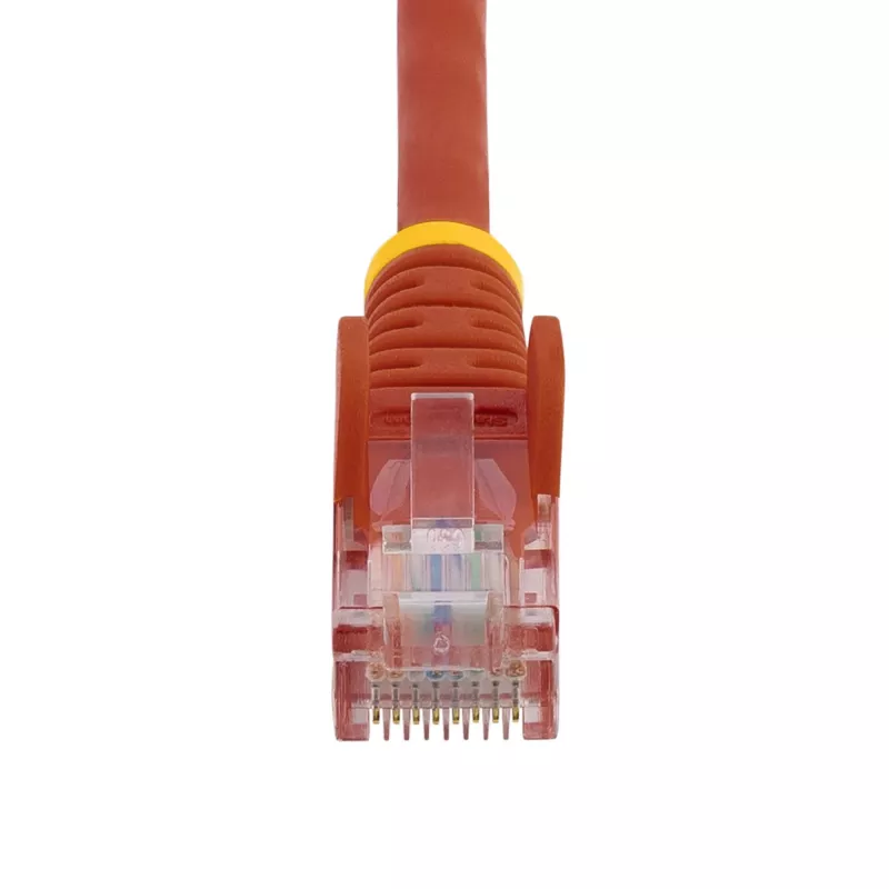 StarTech.com Cat5e Ethernet-patchkabel met RJ45-stekkers zonder vergrendelingslip – 0,5 m, rood