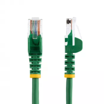 StarTech.com Cat5e Ethernet-patchkabel met RJ45-stekkers zonder vergrendelingslip – 0,5 m, groen