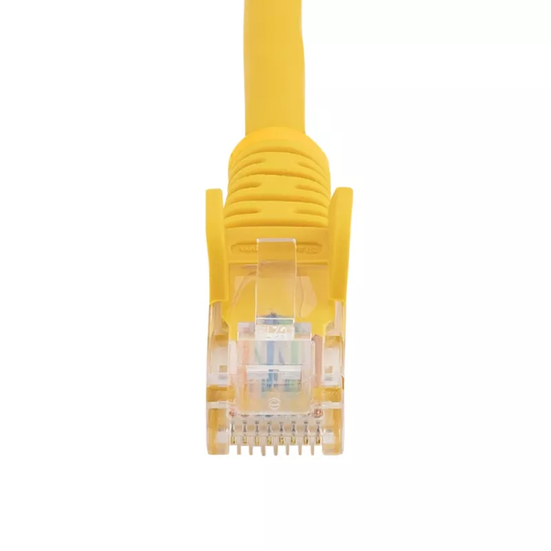 StarTech.com Cat5e Ethernet-patchkabel met RJ45-stekkers zonder vergrendelingslip – 5 m, geel