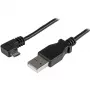 StarTech.com Micro-USB laad- en synchronisatiekabel M/M – haakse Micro-USB – 24 AWG – 0,5 m