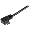 StarTech.com Micro-USB laad- en synchronisatiekabel M/M – haakse Micro-USB – 24 AWG – 0,5 m