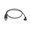 StarTech.com Micro-USB laad- en synchronisatiekabel M/M – haakse Micro-USB – 24 AWG – 0,5 m