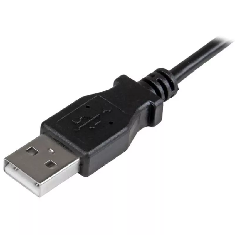 StarTech.com Micro-USB laad- en synchronisatiekabel M/M – haakse Micro-USB – 24 AWG – 0,5 m