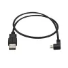 StarTech.com Micro-USB laad- en synchronisatiekabel M/M – haakse Micro-USB – 24 AWG – 0,5 m