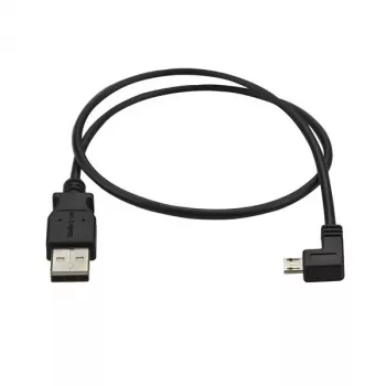 StarTech.com Micro-USB laad- en synchronisatiekabel M/M – haakse Micro-USB – 24 AWG – 0,5 m