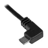 StarTech.com Micro-USB laad- en synchronisatiekabel M/M – haakse Micro-USB – 24 AWG – 0,5 m
