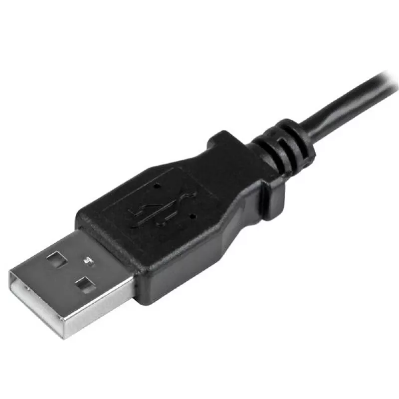 StarTech.com Micro-USB laad- en synchronisatiekabel M/M – haakse Micro-USB – 24 AWG – 0,5 m