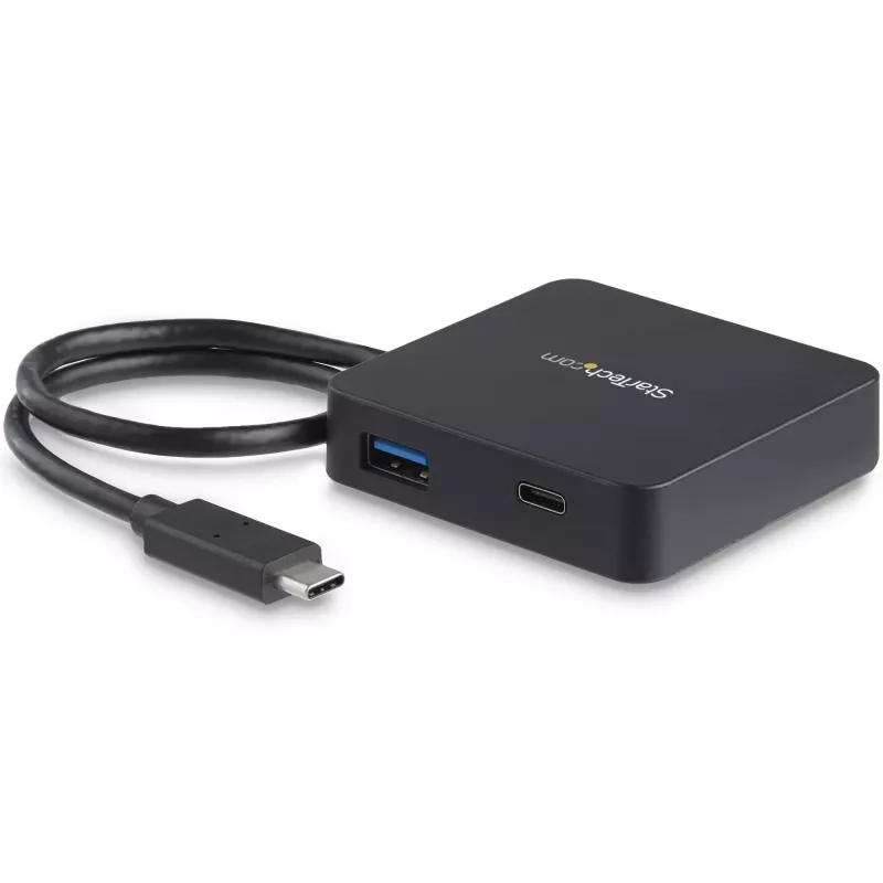 StarTech.com USB-C-multipoort-adapter – draagbare USB-C-mini-dock met 4K-HDMI-video – gigabit-ethernet, USB-3.0-hub (1x USB-A, 1x USB-C) – USB-Type-C-multipoort-adapter – Thunderbolt 3 compatibel