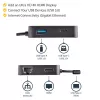StarTech.com USB-C-multipoort-adapter – draagbare USB-C-mini-dock met 4K-HDMI-video – gigabit-ethernet, USB-3.0-hub (1x USB-A, 1x USB-C) – USB-Type-C-multipoort-adapter – Thunderbolt 3 compatibel