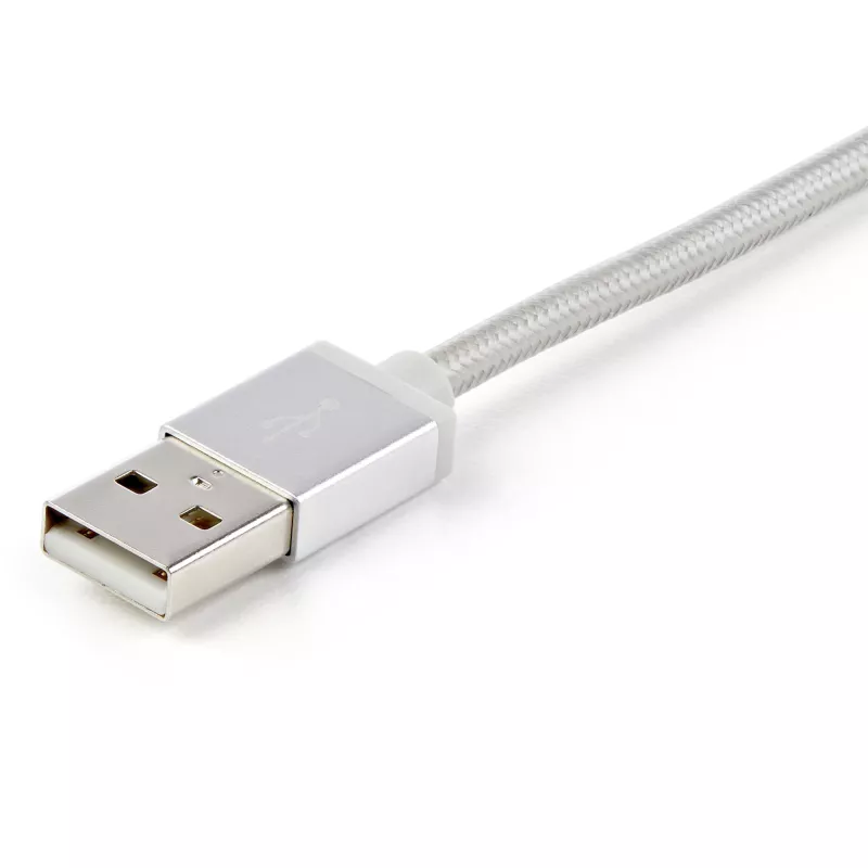 StarTech.com 1 m USB multi-laadkabel – USB naar Micro-USB of USB-C of Lightning voor iPhone/iPad/iPod/Android – Apple MFi-gecertificeerd – 3-in-1 USB-oplader – gevlochten