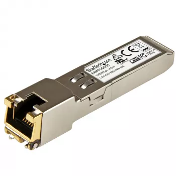 StarTech.com Juniper EX-SFP-1GE-T compatibele SFP-transceiver-module – 10/100/1000BASE-T ~ Juniper EX-SFP-1GE-T compatibele SFP-module – 1000BASE-T – SFP naar RJ45 Cat6/Cat5e – 1GE Gigabit Ethernet SFP – RJ-45 100 m