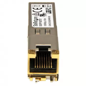 StarTech.com Juniper EX-SFP-1GE-T compatibele SFP-transceiver-module – 10/100/1000BASE-T ~ Juniper EX-SFP-1GE-T compatibele SFP-module – 1000BASE-T – SFP naar RJ45 Cat6/Cat5e – 1GE Gigabit Ethernet SFP – RJ-45 100 m