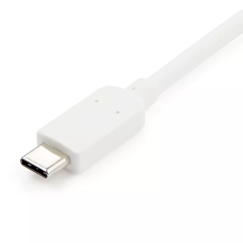 StarTech.com USB-C naar HDMI 2.0 adapter met Power Delivery – 4K 60Hz USB Type-C naar HDMI display videoconverter – 60W PD doorvoerlaadpoort – Thunderbolt 3 compatibel – wit