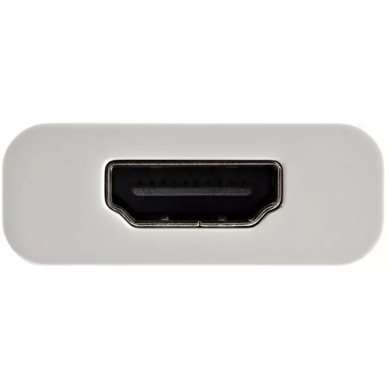 StarTech.com USB-C naar HDMI 2.0 adapter met Power Delivery – 4K 60Hz USB Type-C naar HDMI display videoconverter – 60W PD doorvoerlaadpoort – Thunderbolt 3 compatibel – wit