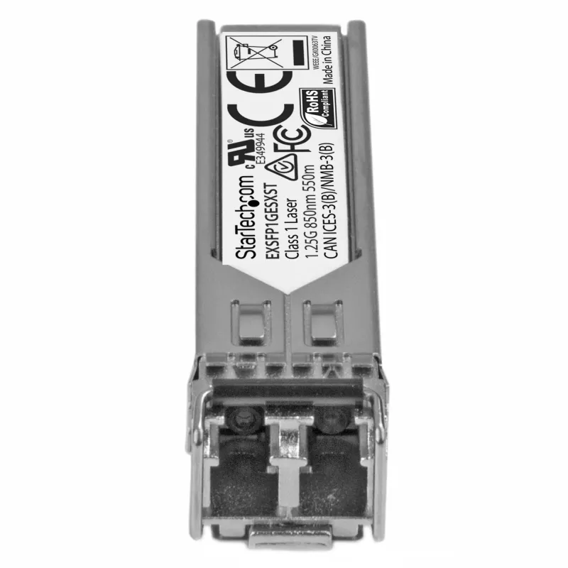 StarTech.com Juniper EX-SFP-1GE-LX compatibele SFP-transceiver-module – 1000BASE-LX ~ Juniper EX-SFP-1GE-LX compatibele SFP-module – 1000BASE-LX – 1GbE singlemode SMF optische transceiver – 1GE Gigabit Ethernet SFP – LC 10 km – 1310 nm – DDM